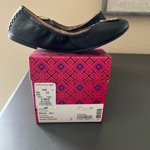 Like New Black Tori Birch flats